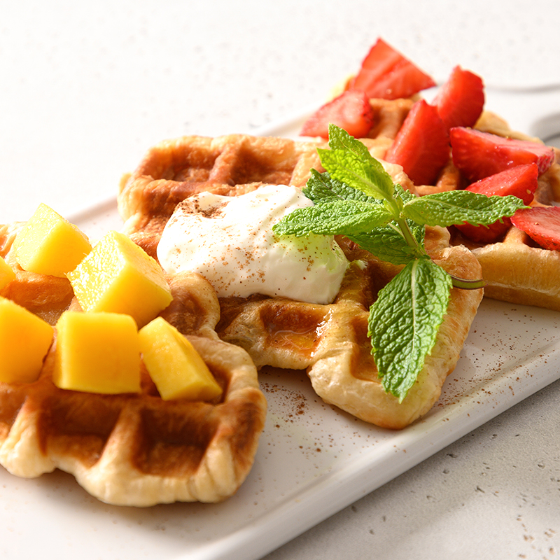 2 Sided Square Rotating Waffle Maker