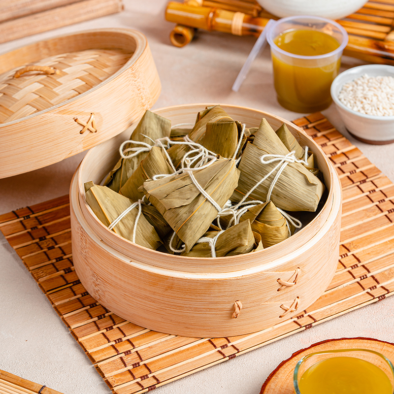Handmade woven Bamboo Steamer Pot